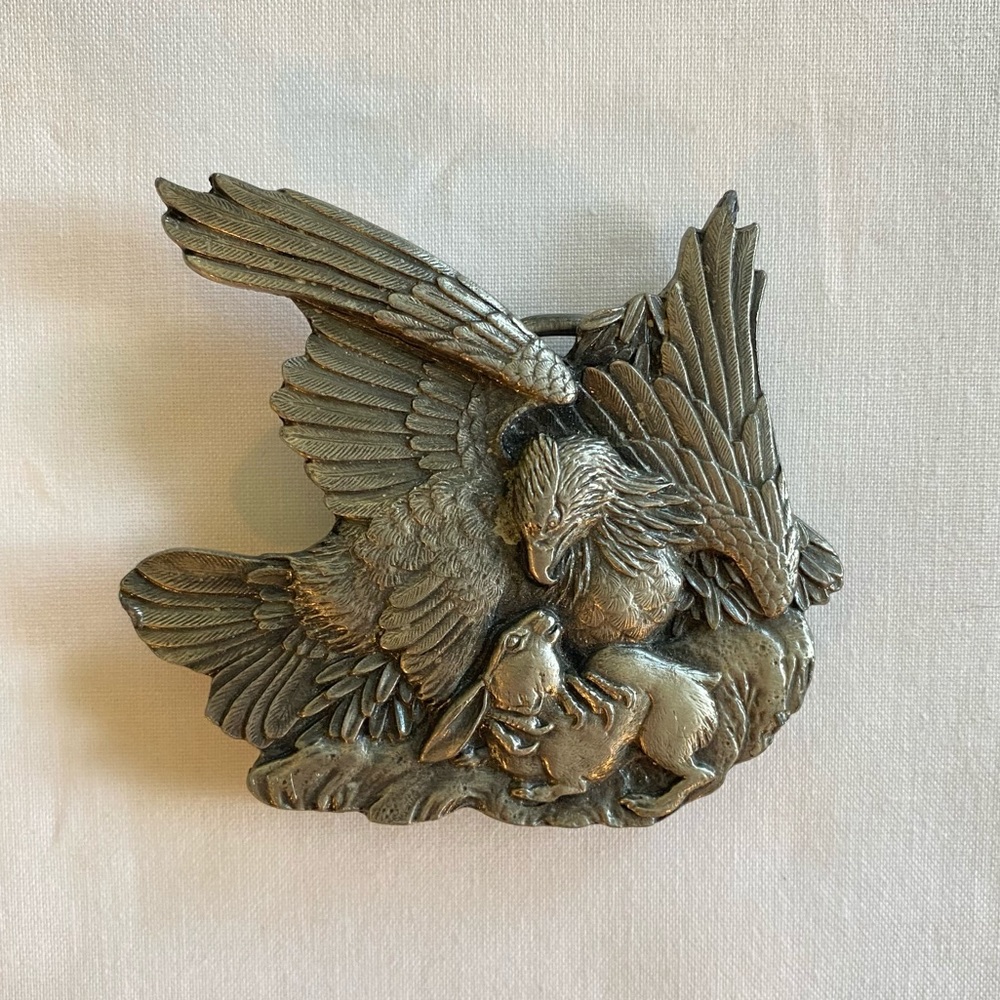 Vintage Brass Belt Buckle